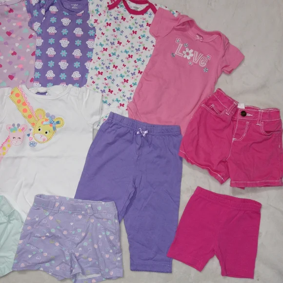 Baby Girls 14pc Bundle 6-12M - Picture 5 of 10